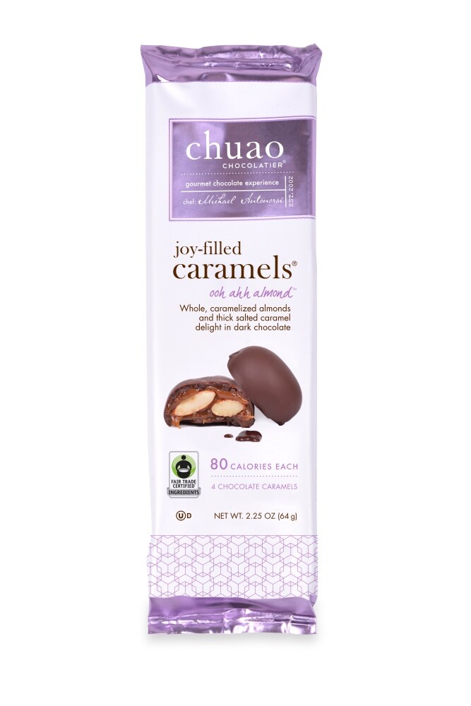 slide 1 of 1, Chuao Chocolatier Joy Filled Caramels - Ohh Ahh Almond, 8 oz