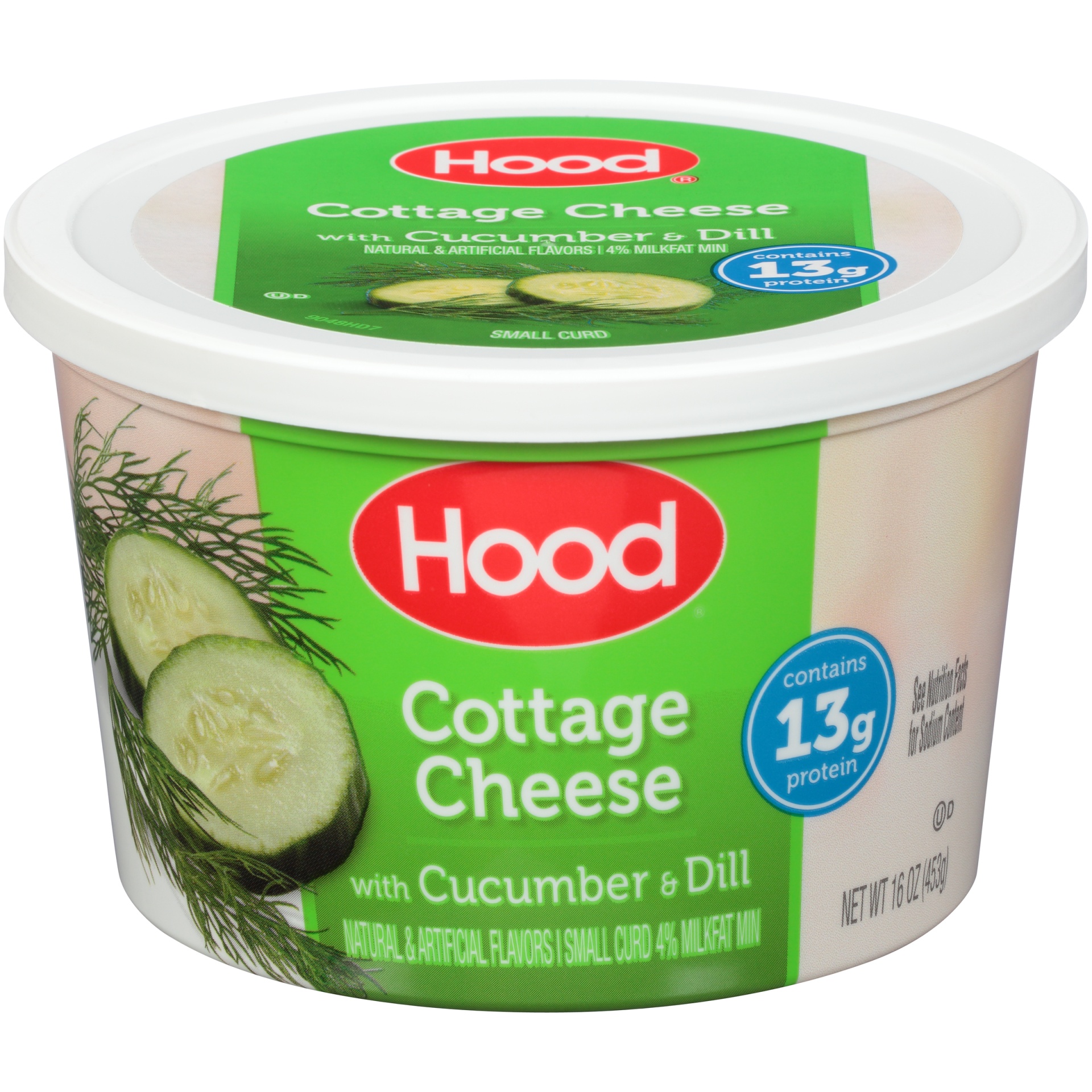 slide 1 of 6, Hood Cottage Cheese with Cucumber & Dill, 16 oz