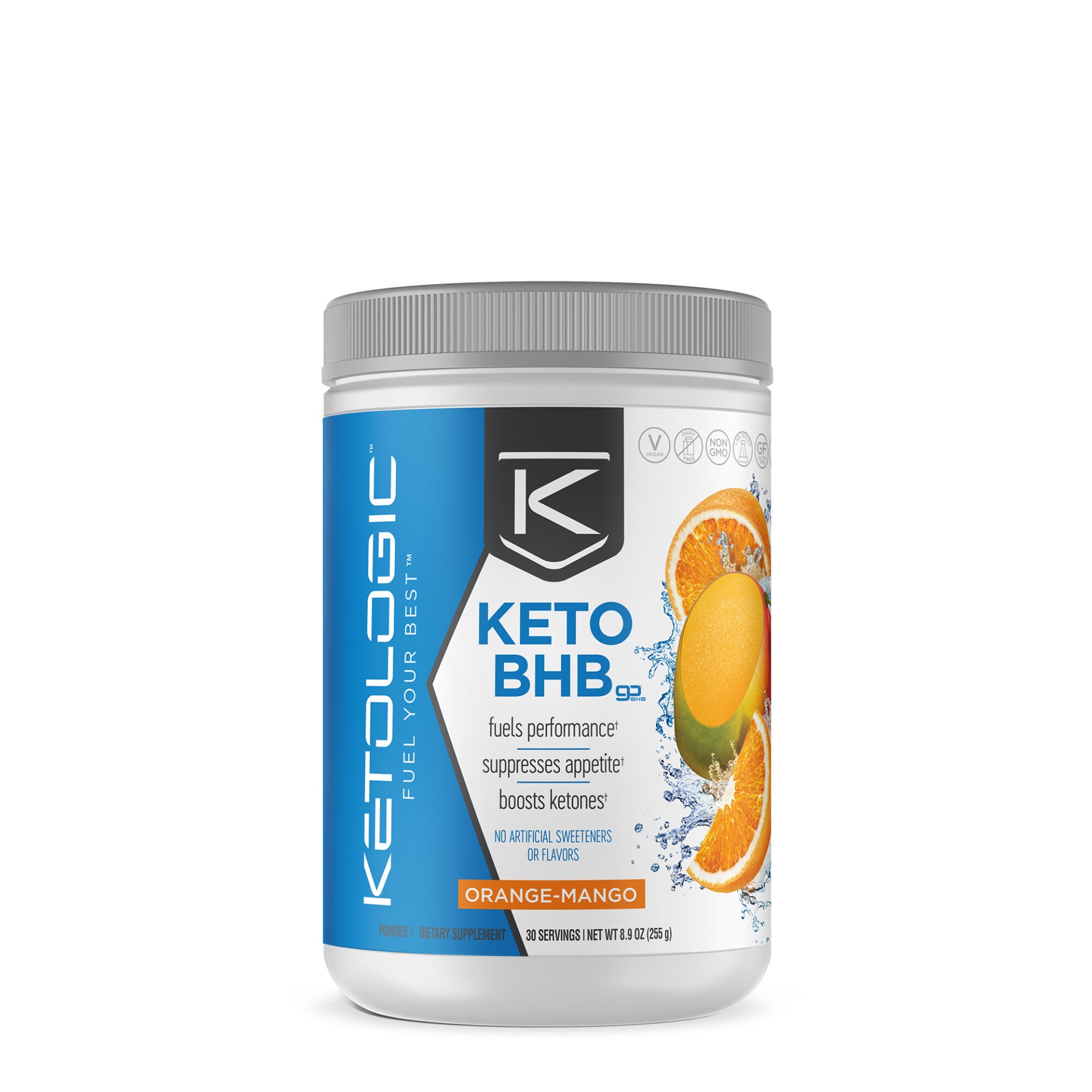 slide 1 of 1, KetoLogic Keto BHB - Orange-Mango, 1 ct