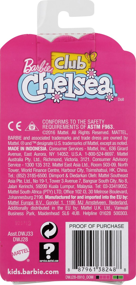 slide 5 of 6, Mattel Barbie Chelsea Snack Time Doll, 1 ct