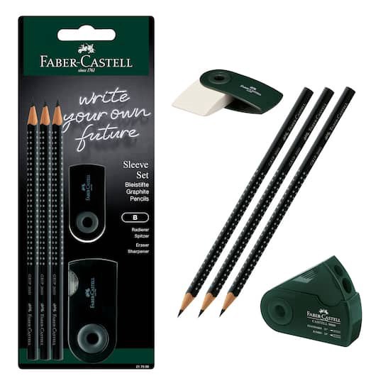 slide 1 of 2, Faber-Castell Grip 2001 Pencil Sleeve Set, 1 ct