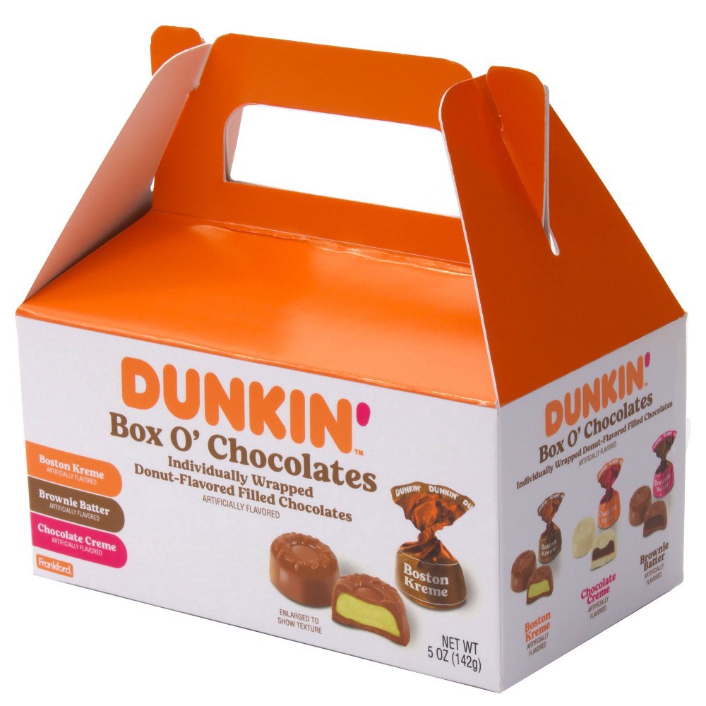 slide 2 of 6, Dunkin' Dunkin Holiday Box O'Chocolates - 5oz, 5 oz
