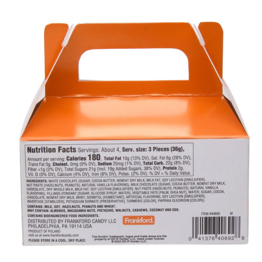 slide 3 of 6, Dunkin' Dunkin Holiday Box O'Chocolates - 5oz, 5 oz