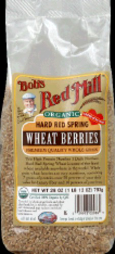 slide 1 of 1, Bob's Red Mill Organic Hard Red Spring Wheat Berries, 28 oz