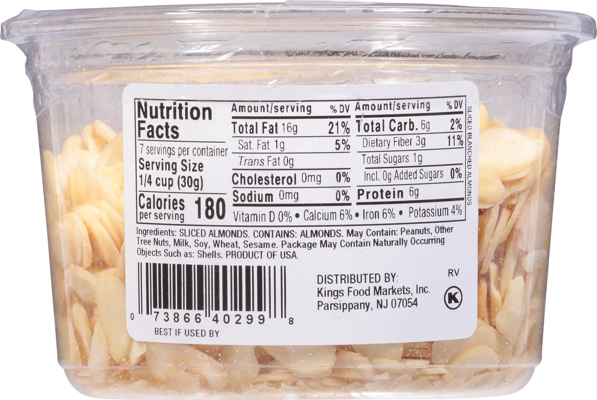 slide 12 of 13, Kn Almonds Sliced 7 Oz - 7 OZ, 7 oz
