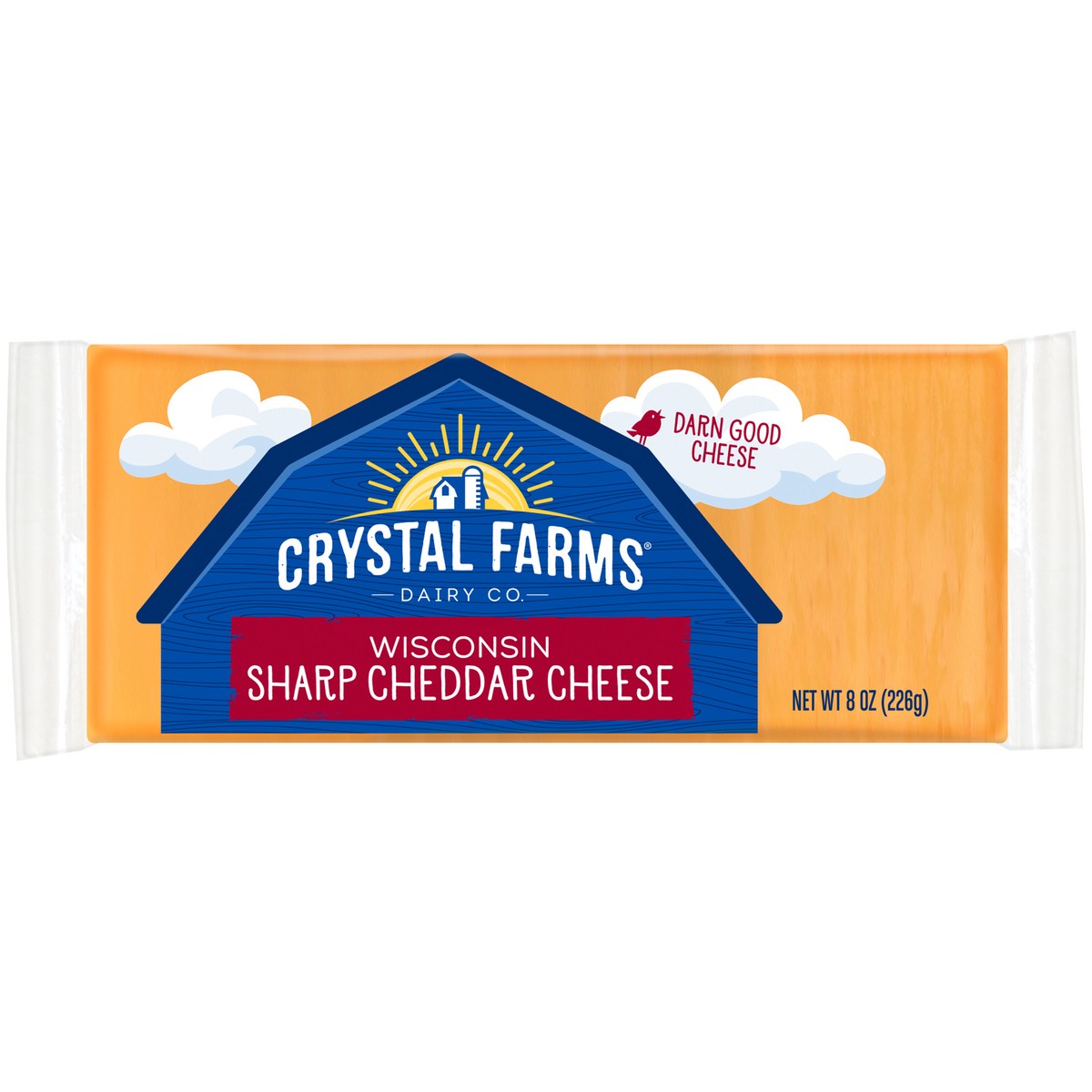 slide 4 of 4, Crystal Farms Cheese, 8 oz