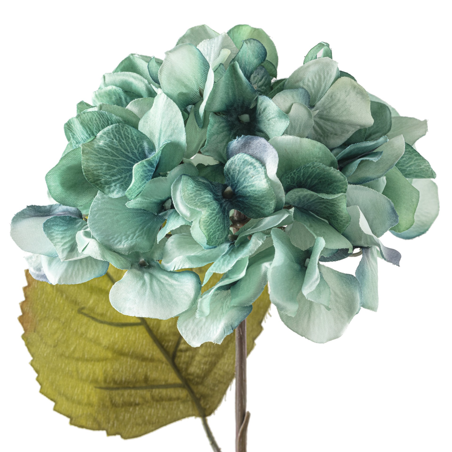 slide 3 of 3, Teal Hydrangea Stem By Ashland, 28 in