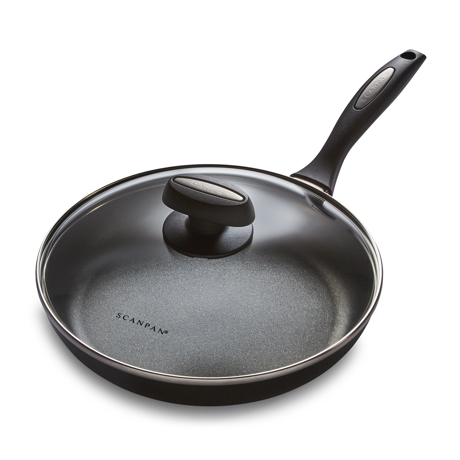 slide 1 of 1, SCANPAN ES5 Skillet with Lid, 9.5 in