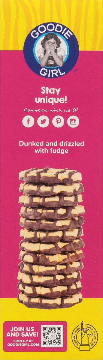 slide 7 of 9, Goodie Girl Fudge Striped Crunchy Oat Flour Cookies, 7 oz