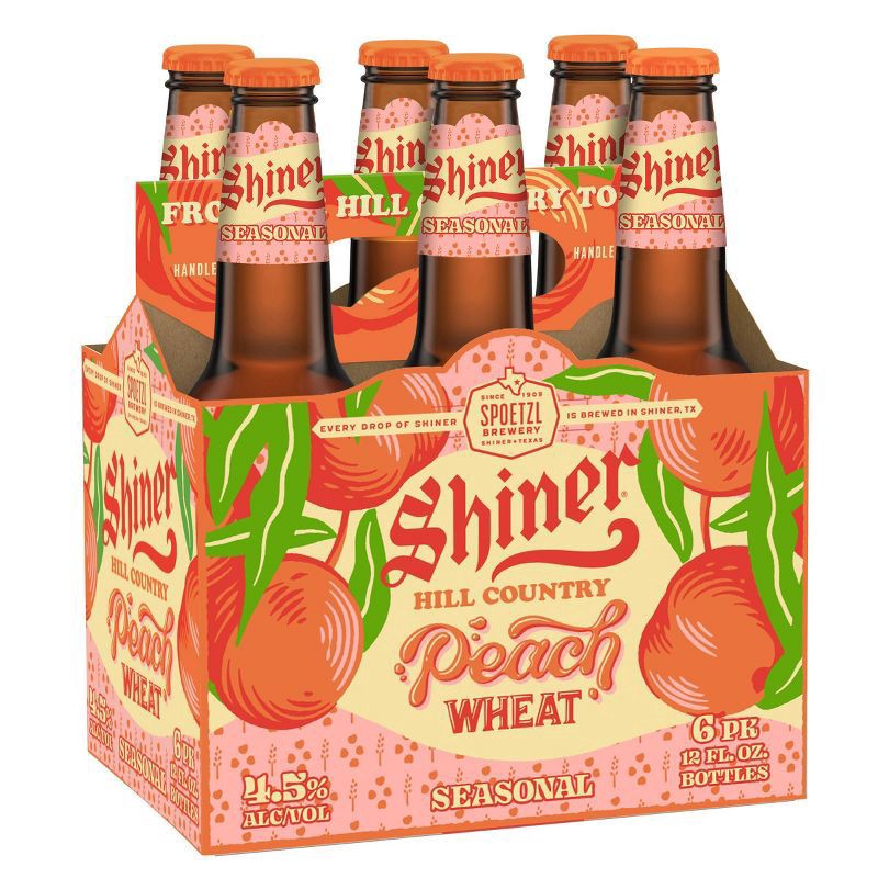 slide 1 of 5, Shiner Beer Shiner Cheer Winter Seasonal Beer, Shiner Craft Beer, 6 Pack, 12 fl oz Bottles, 5.4% ABV, 6 ct; 12 fl oz