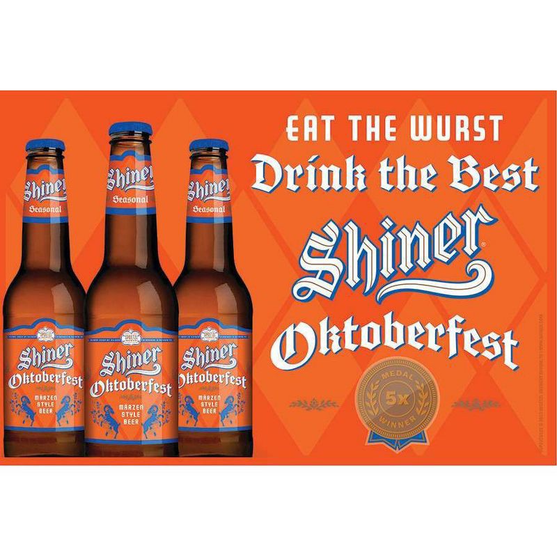 slide 5 of 5, Shiner Beer Shiner Cheer Winter Seasonal Beer, Shiner Craft Beer, 6 Pack, 12 fl oz Bottles, 5.4% ABV, 6 ct; 12 fl oz