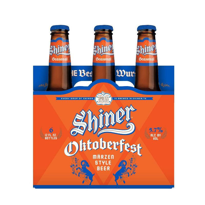 slide 2 of 5, Shiner Beer Shiner Cheer Winter Seasonal Beer, Shiner Craft Beer, 6 Pack, 12 fl oz Bottles, 5.4% ABV, 6 ct; 12 fl oz