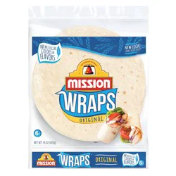 Mission Wraps Original, 6 count