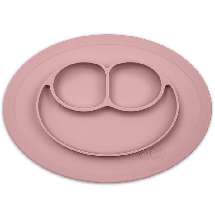 slide 1 of 4, ezpz Mini Happy Mat Placemat - Blush, 1 ct