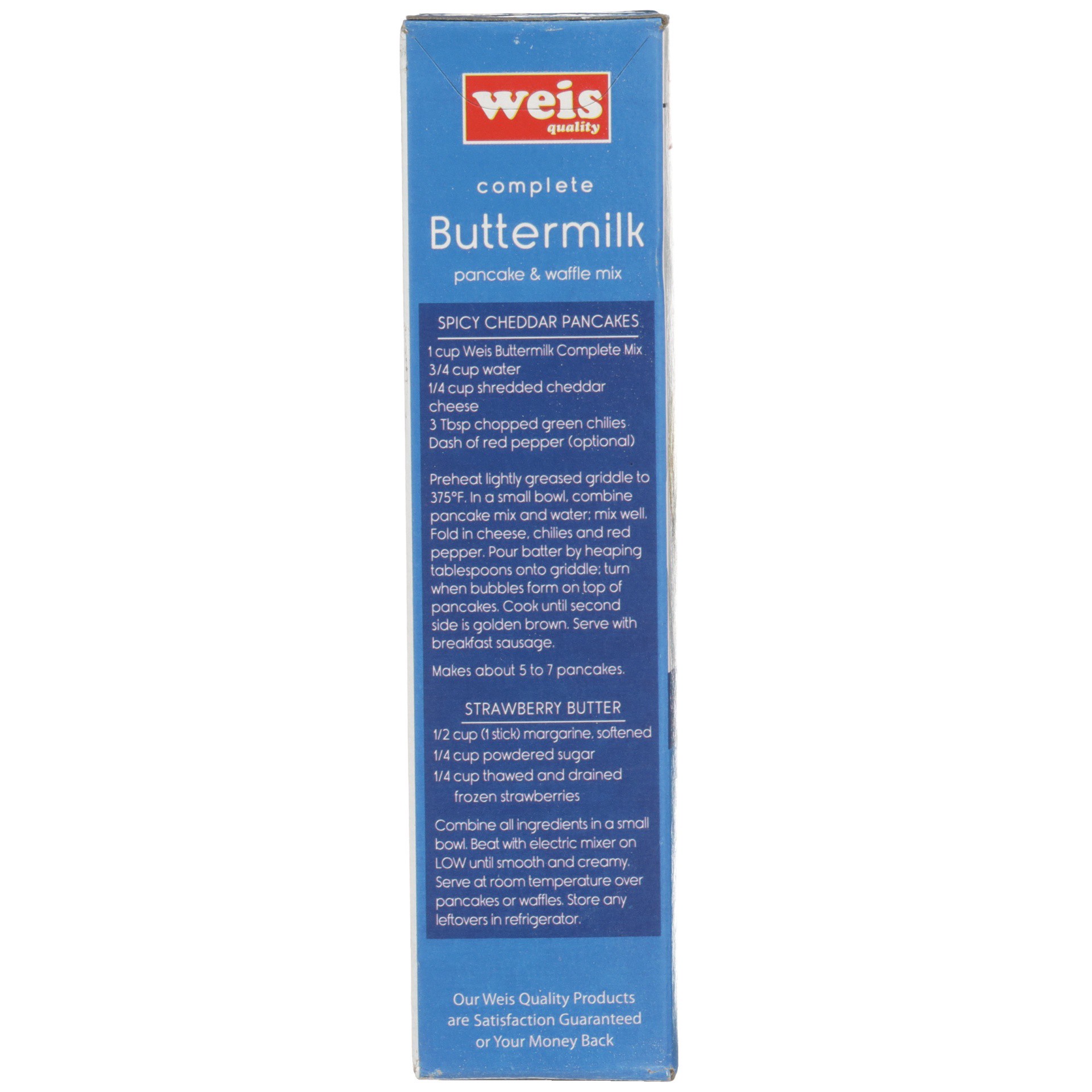 slide 5 of 6, Weis Quality Buttermilk Pancake and Waffle Mix, 2 lb