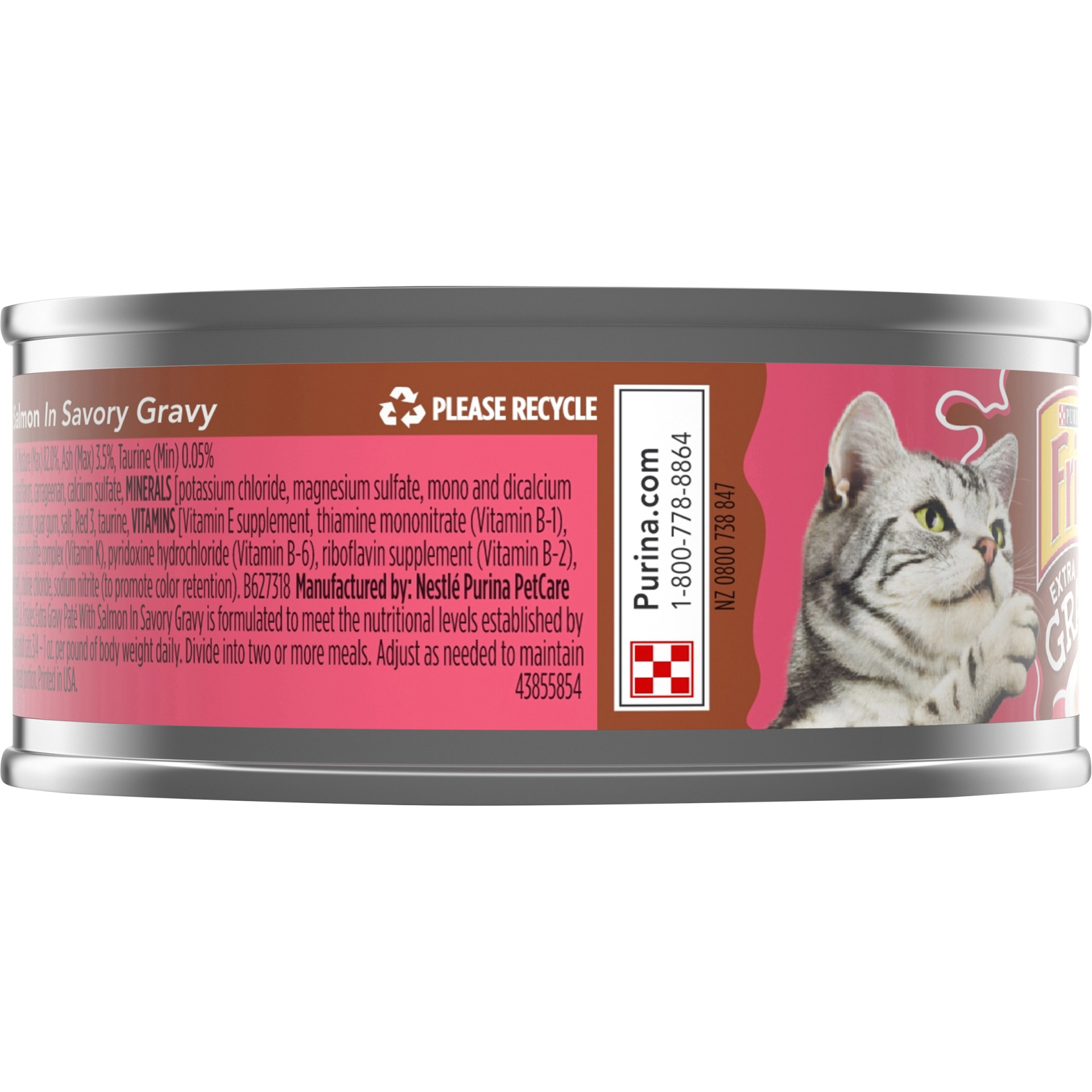 Friskies Extra Gravy Pate With Salmon Adult Wet Cat Food 5.5 oz Shipt