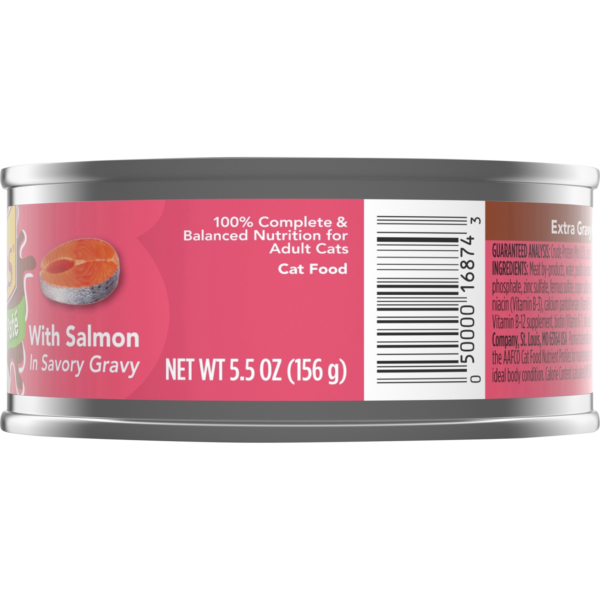 Friskies Extra Gravy Pate With Salmon Adult Wet Cat Food 5.5 oz Shipt