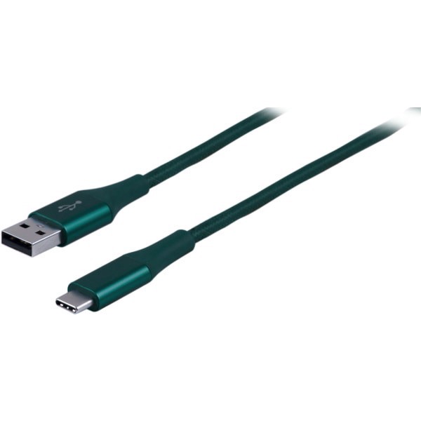 slide 4 of 5, Ativa® USB Type-C To USB Type-A Cable, 6', Emerald, 45398, 1 ct