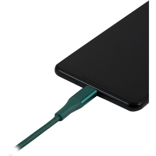 slide 5 of 5, Ativa® USB Type-C To USB Type-A Cable, 6', Emerald, 45398, 1 ct