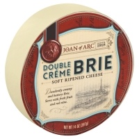 slide 1 of 3, Joan of Arc Cheese Soft Ripened Double Creme Brie, 