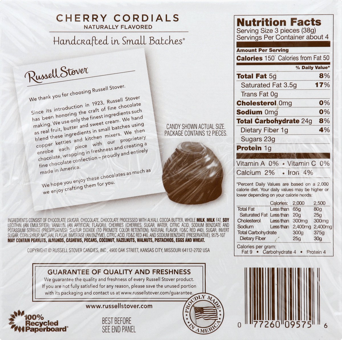 slide 3 of 6, Russell Stover Cherry Cordials, 5.5 oz