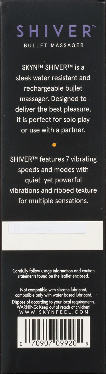 slide 6 of 10, SKYN Shiver Bullet Massager 1 ea, 1 ct