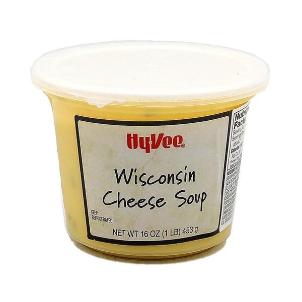 slide 1 of 1, Hy-vee Wisconsin Cheese Soup, 16 oz