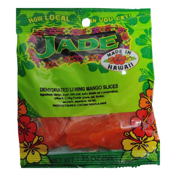 slide 1 of 1, Jade Food Products Dehydrated Li Hing Mango Crackseed, 1 ct