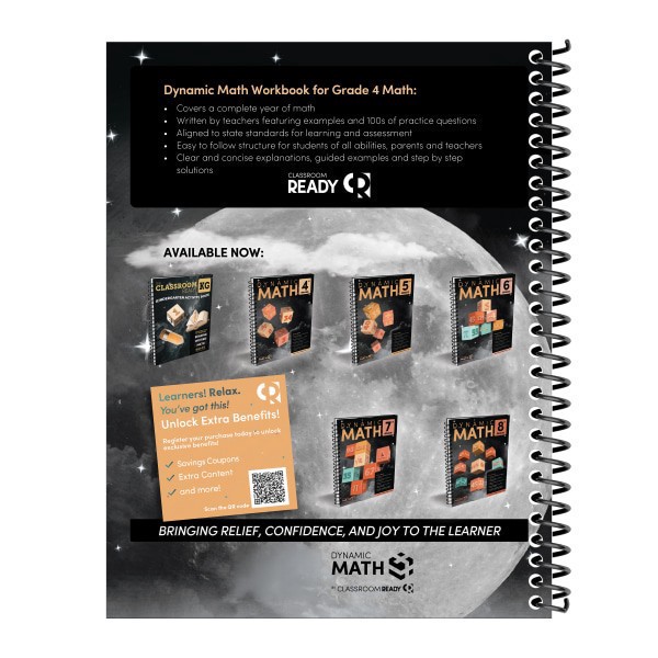 slide 8 of 8, Dynamic Math by Classroom Ready Workbook, 4th Grade, 1 ct