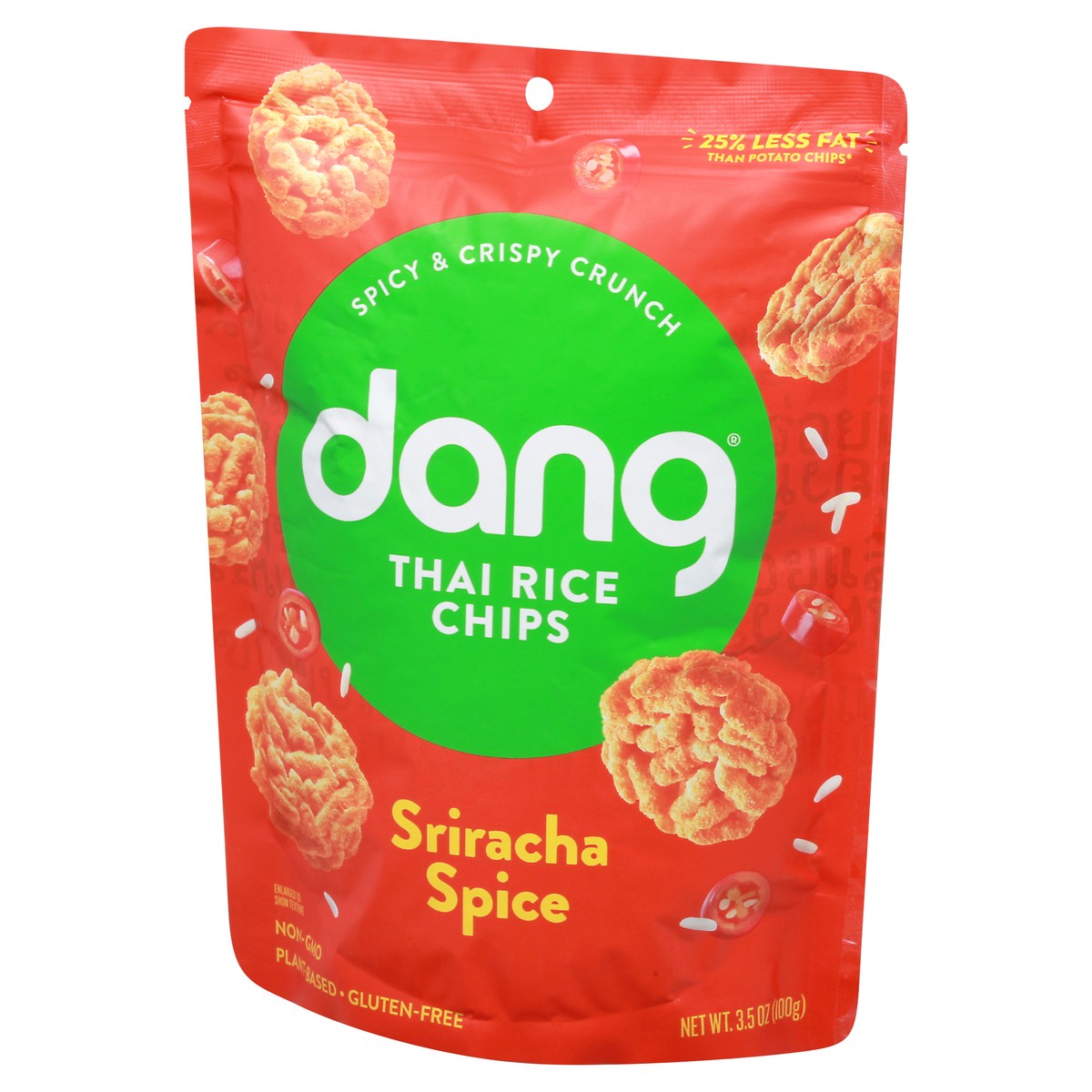 slide 3 of 11, Dang Sriracha Spice Thai Rice Chips 3.5 oz, 3.5 oz