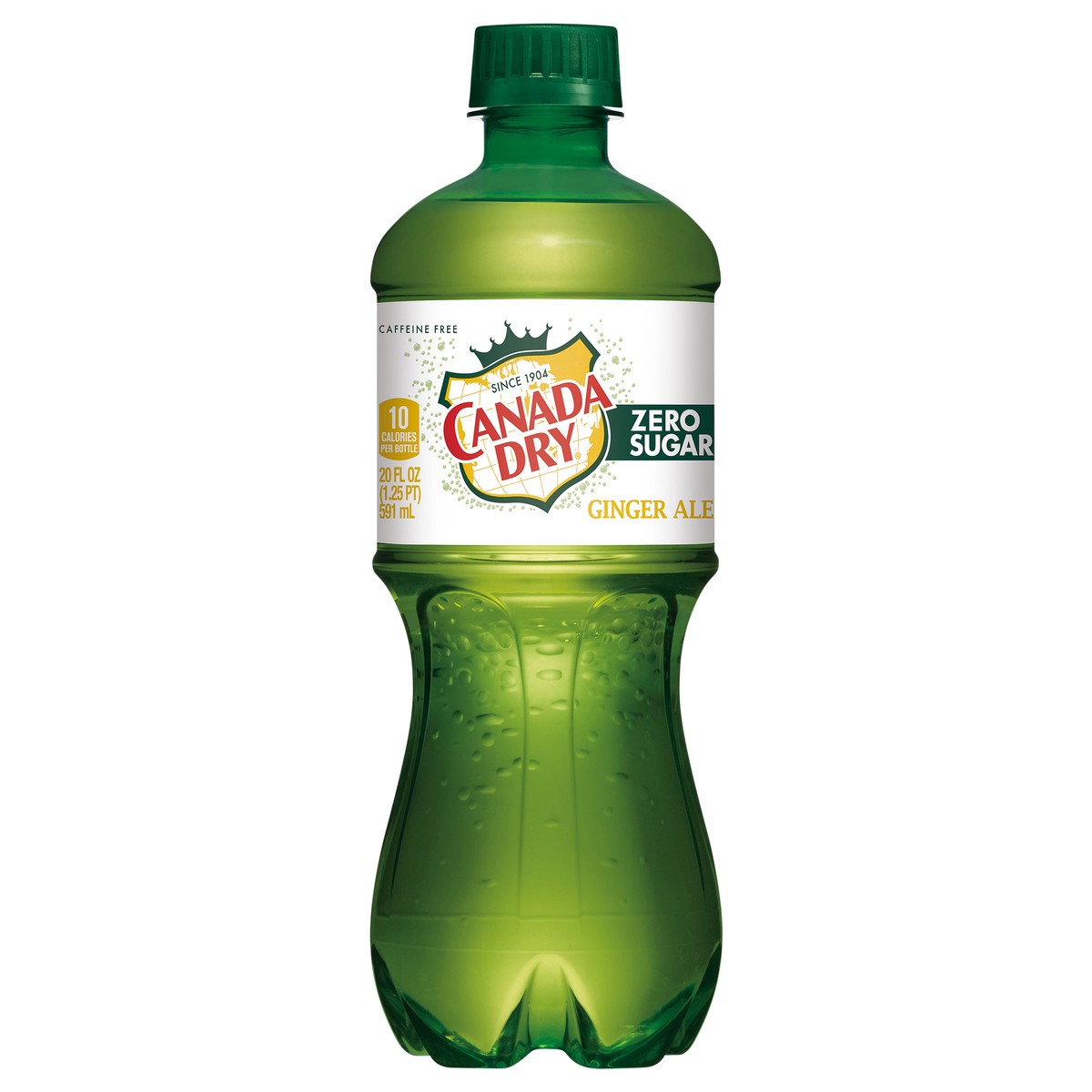 slide 1 of 2, Canada Dry Soda Zero Sugar Ginger Ale - 20 Fl. Oz., 20 fl oz