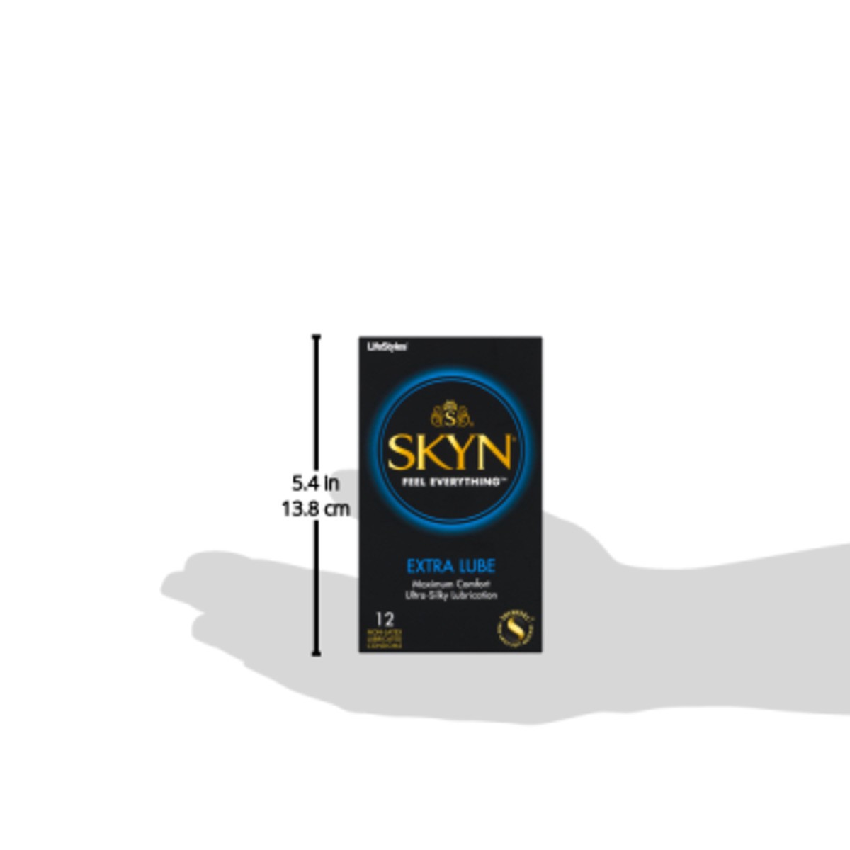 slide 7 of 9, SKYN Elite Extra Lube Non-Latex Lubricated Condoms 12 ea, 12 ct