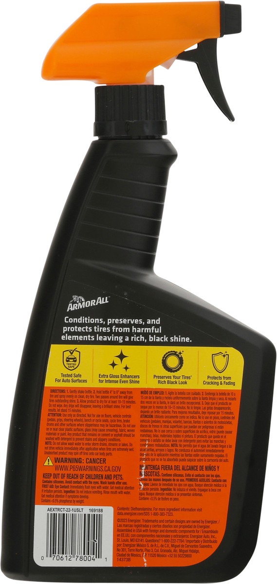 slide 8 of 9, Armor All Extreme Tire Shine (22 fluid ounces), 22 fl oz