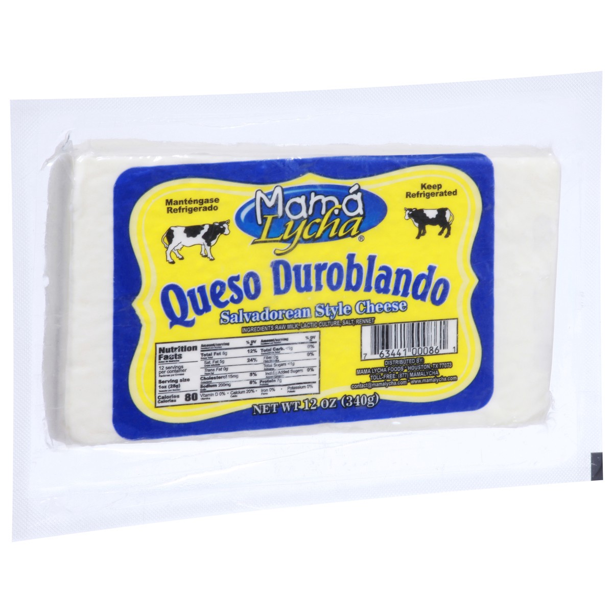 slide 2 of 11, Mama Lycha Salvadorean Style Queso Duroblando Cheese 12 oz, 12 oz