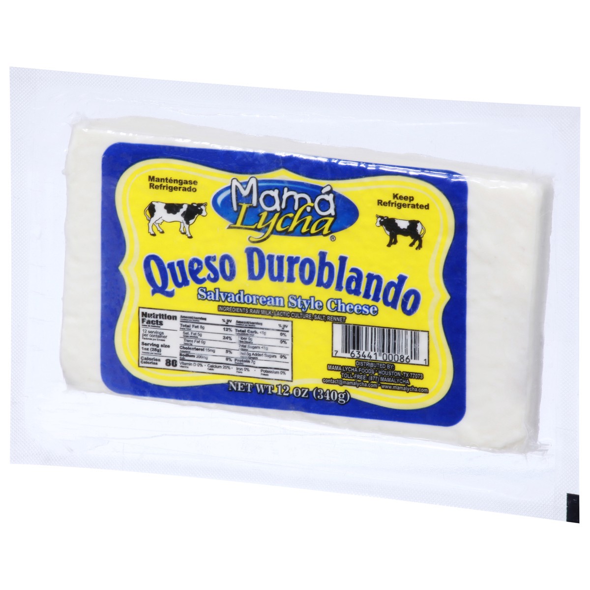 slide 6 of 11, Mama Lycha Salvadorean Style Queso Duroblando Cheese 12 oz, 12 oz