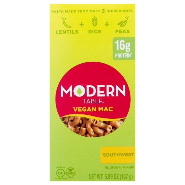 slide 1 of 1, Modern Table Vegan Mac Complete Protein Southwest, 5.89 oz