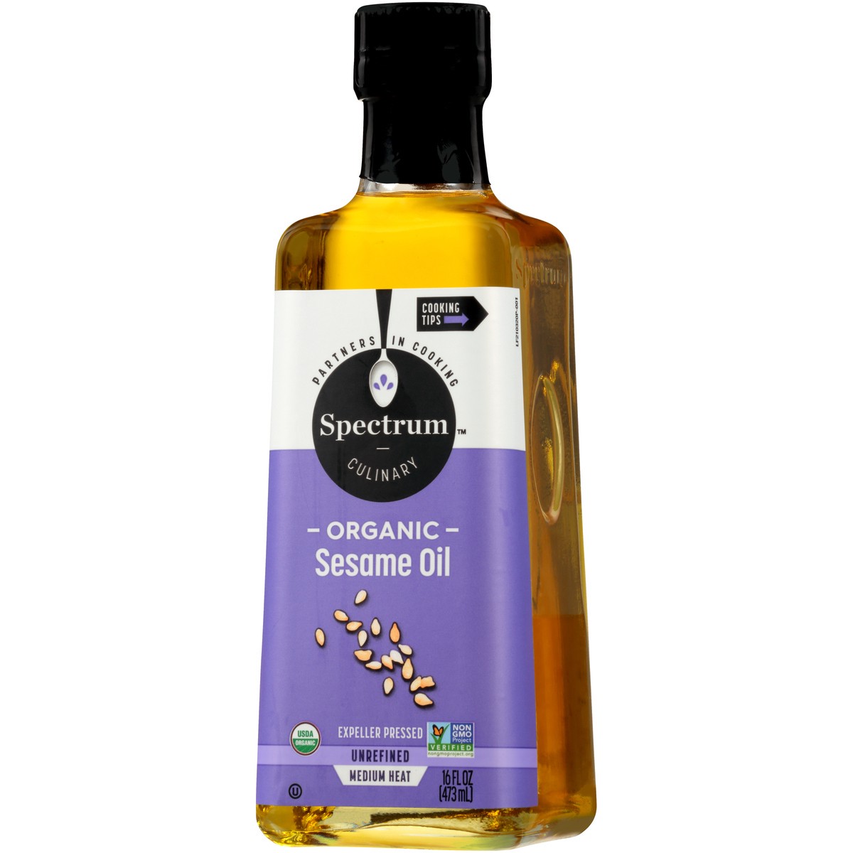 slide 6 of 9, Spectrum Naturals Expeller Pressed Sesame Oil, 16 fl oz