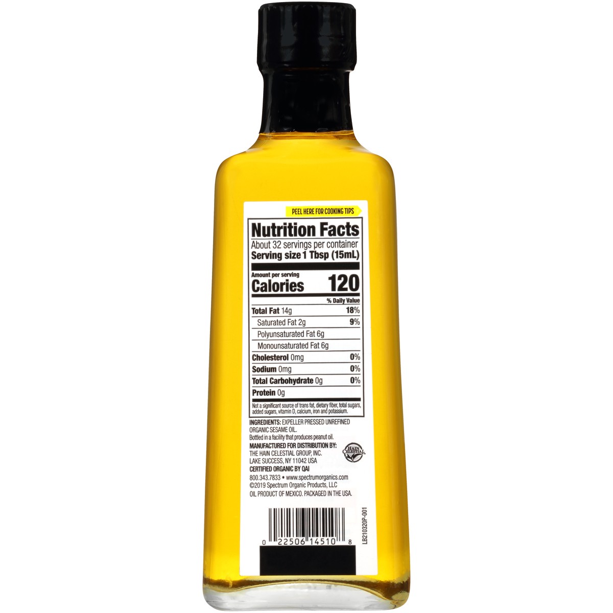 slide 2 of 9, Spectrum Naturals Expeller Pressed Sesame Oil, 16 fl oz