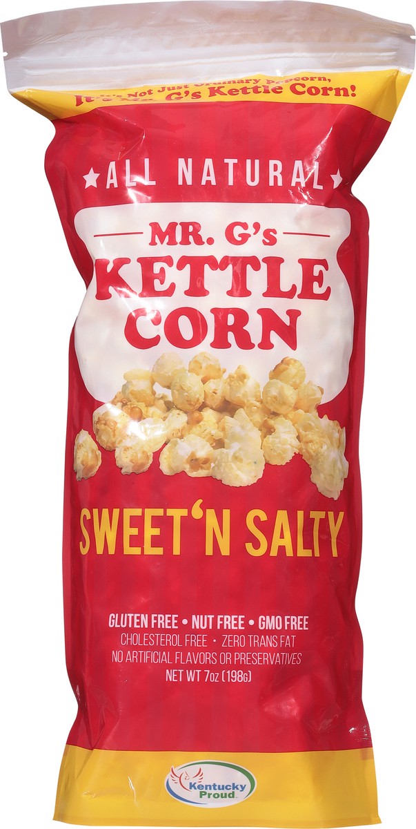 slide 9 of 13, Mr. G's Kettle Corn All Natural Sweet 'N Salty Kettle Corn 7 oz, 7 oz