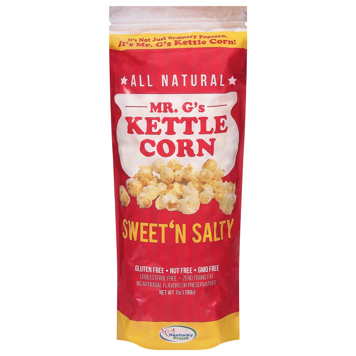 slide 10 of 13, Mr. G's Kettle Corn All Natural Sweet 'N Salty Kettle Corn 7 oz, 7 oz