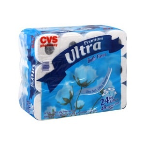 slide 1 of 1, CVS Pharmacy Ultra Premium Bath Tissue Big Rolls 2-Ply, 24 ct