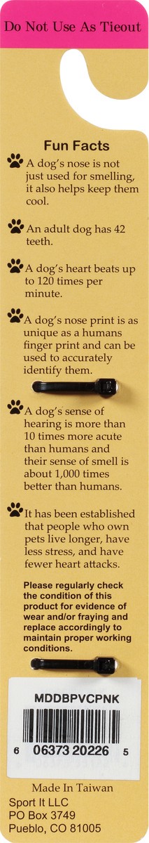 slide 11 of 11, Legacy Collection Medium Pink Flat Braided Collar 1 ea, 1 ct