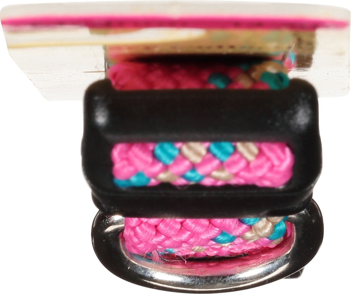 slide 3 of 11, Legacy Collection Medium Pink Flat Braided Collar 1 ea, 1 ct