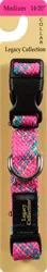 Legacy Collection Medium Pink Flat Braided Collar 1 ea