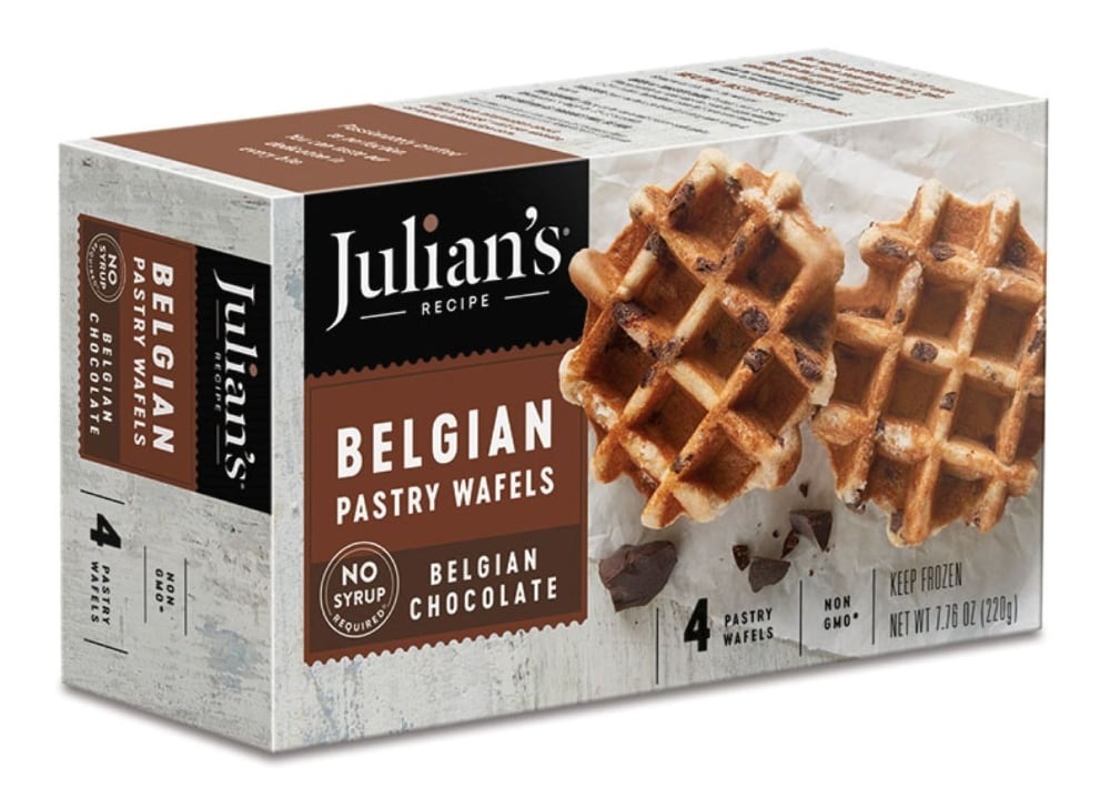 slide 1 of 1, Julian's Recipe Waffles 4 ea, 4 ct