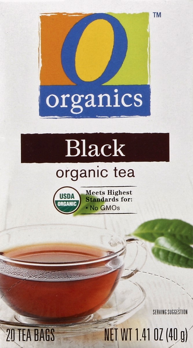 slide 3 of 5, O Organics Organic Black Tea, 20 ct