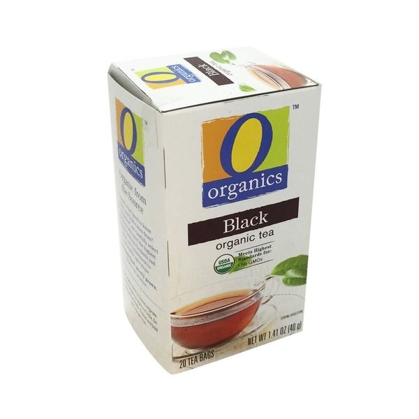 slide 1 of 5, O Organics Organic Black Tea, 20 ct