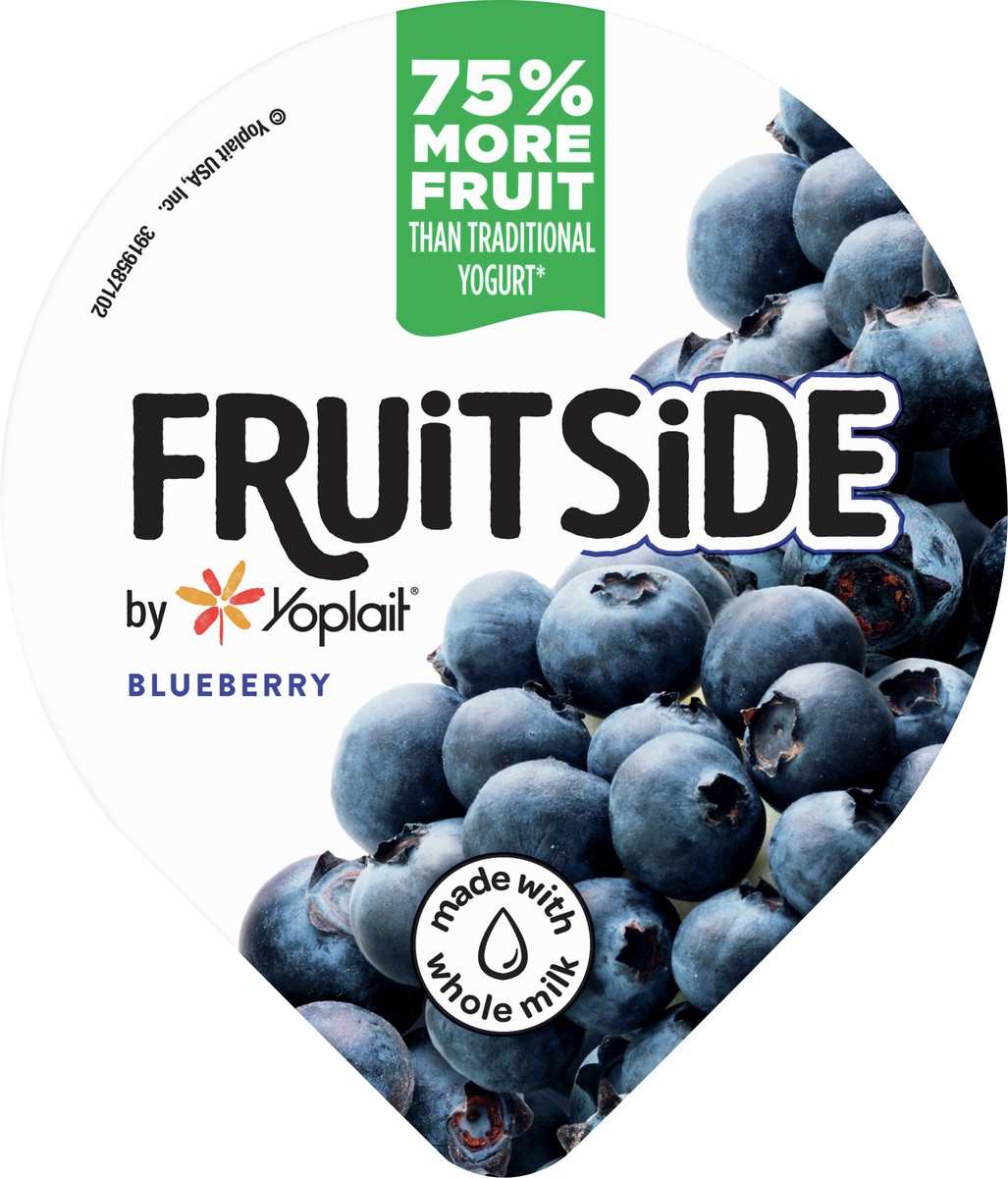 slide 5 of 12, Yoplait Fruit Side Blueberry Yogurt 5.3 oz, 5.3 oz