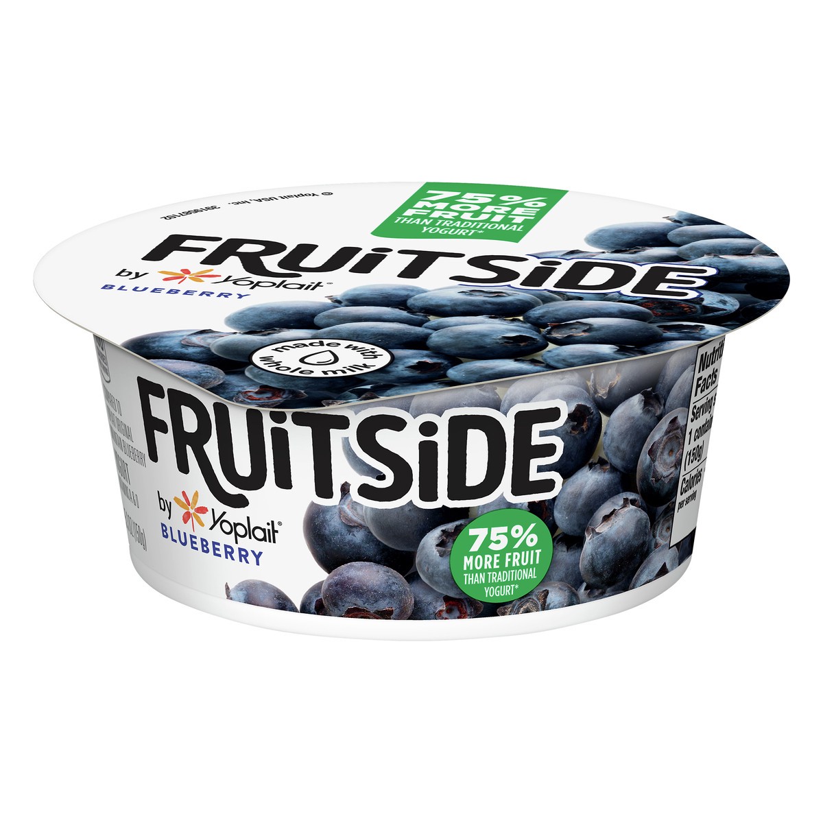 slide 7 of 12, Yoplait Fruit Side Blueberry Yogurt 5.3 oz, 5.3 oz