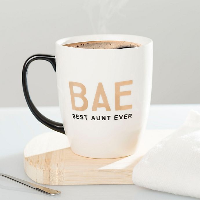 slide 2 of 5, Pearhead BAE: Best Aunt Ever'' Coffee Mug - White'', 1 ct